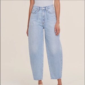 NWT AGolde Dart Balloon Jeans in Mainstream 29, 31